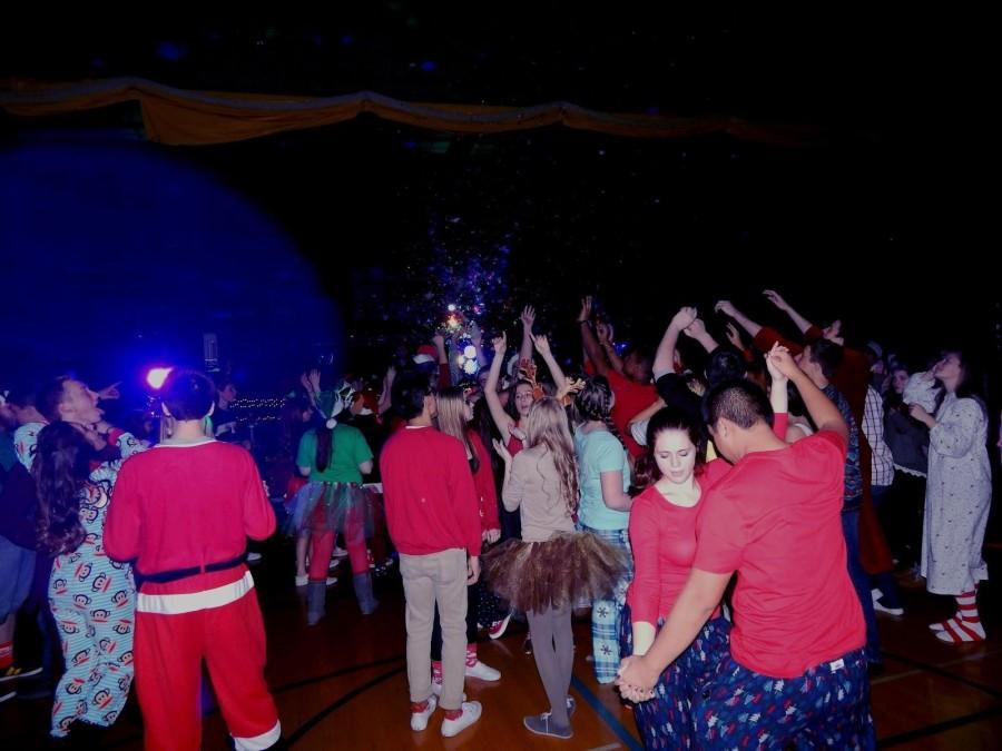 On the dance floor at Winter TOLO!