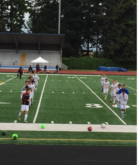 Prairie Boy’s Warming Up on Tuesday Night’s Game 