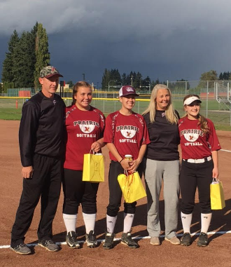 Falcons Slowpitch Wins on Senior Night
