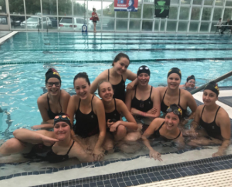 Girls Swim Secures Some Spots in The District Meet