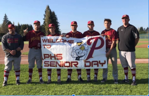 Boys Baseball Beats Undefeated Mountain View on Senior Night