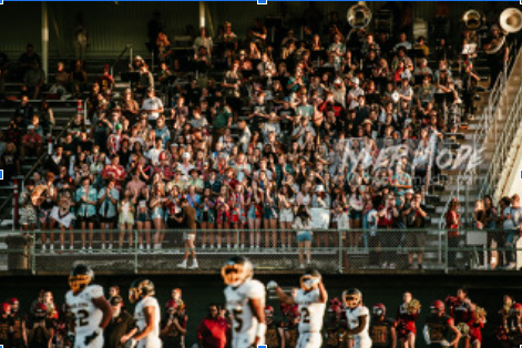 Prairie High School’s student and Pep Band at the Prairie vs. Hudsons Bay football game 