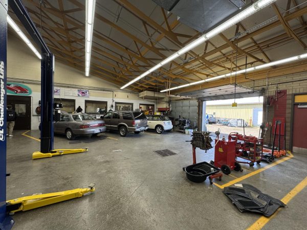 This is the workshop for basic car care, where you will be doing most of your work.