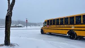 Bus in the Snow