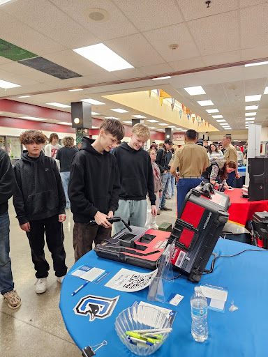 Prairie High School Students at the College and Career Fair.