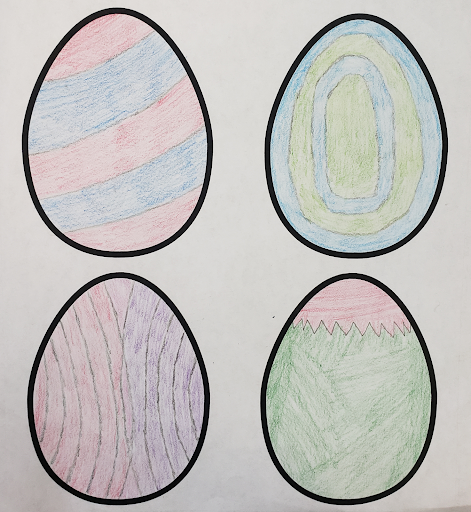 Examples of eggs in the upcoming Prairie finance egg hunt!