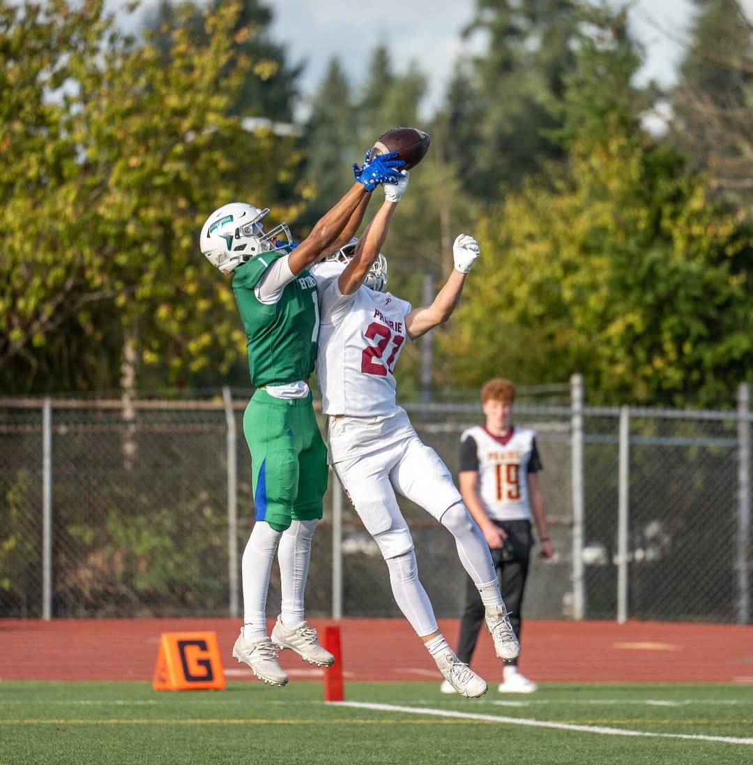 Prairie high schools Mountain View sweep game at Mckenzie Stadium.
