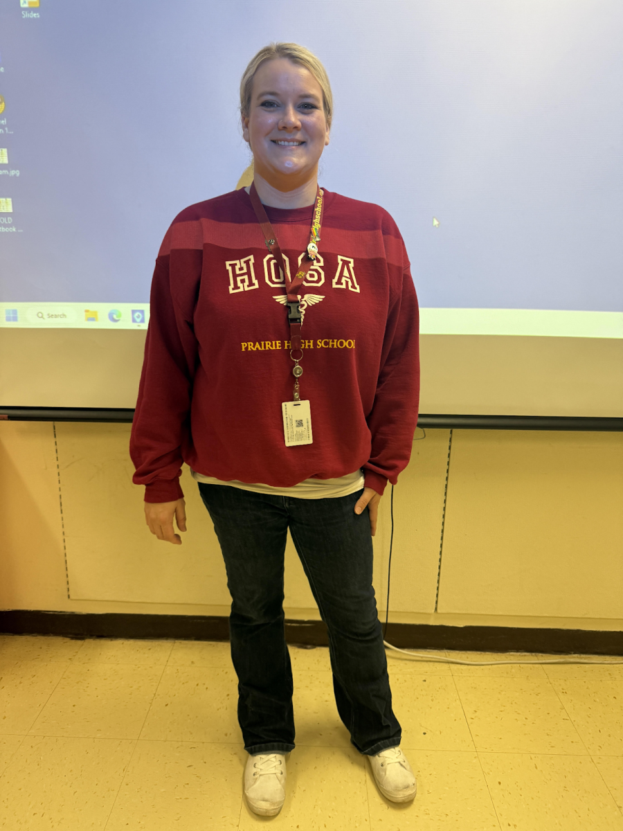 Mrs Reid showing her appreciation for Hosa during 6th period. 
