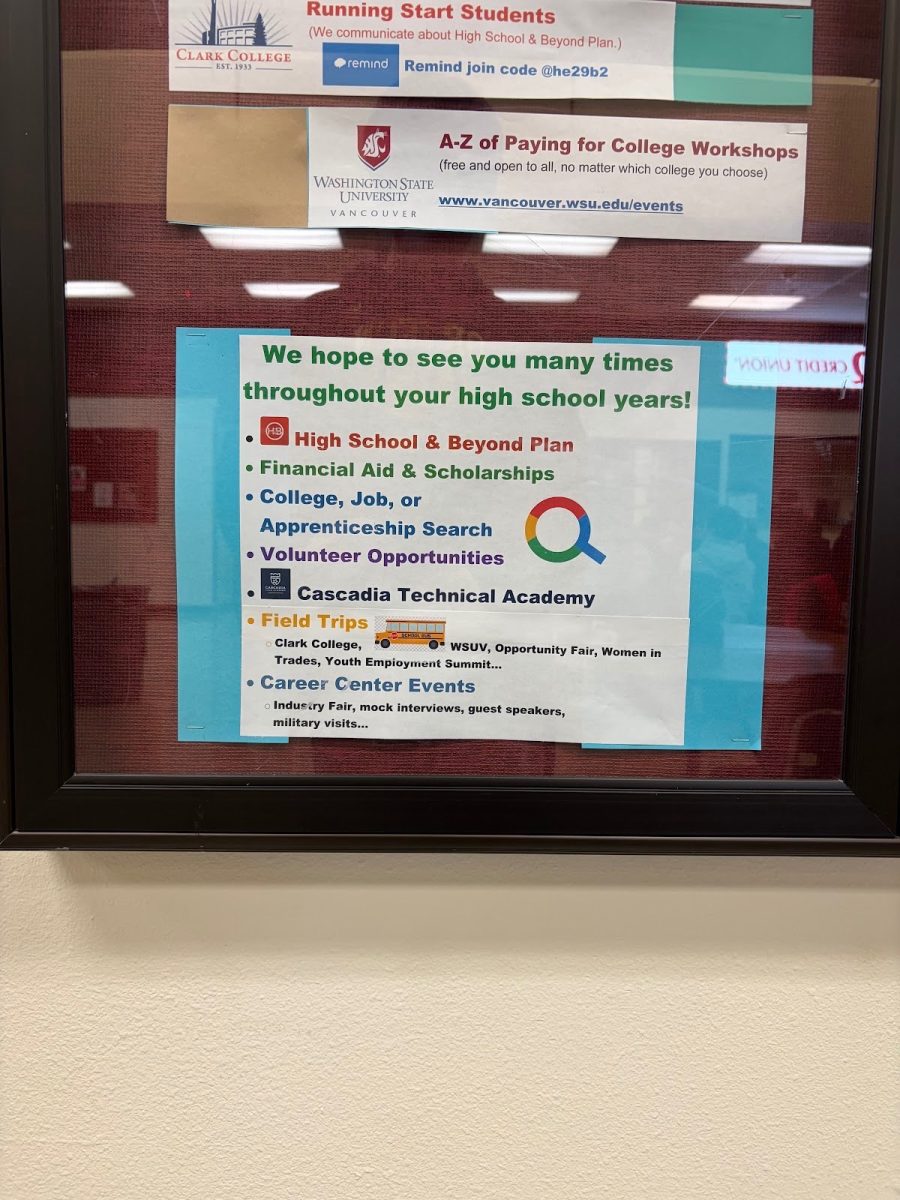 Prairies Career wall located next to the Career and Counseling Centers.
