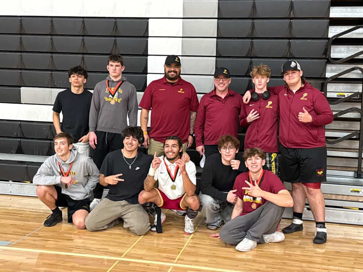 Varsity boys wrestling takes on Wyatt Draper tournament Last weekend. 


