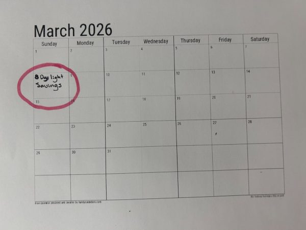 March 8th, 2026 marks the day for daylight saving time
