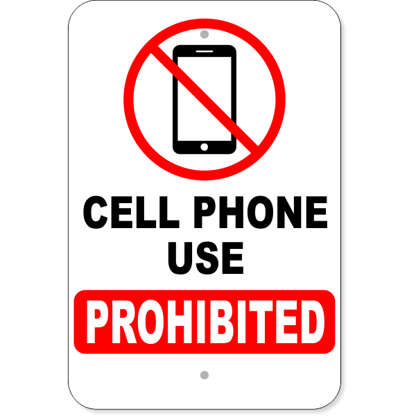 No cell phone sign